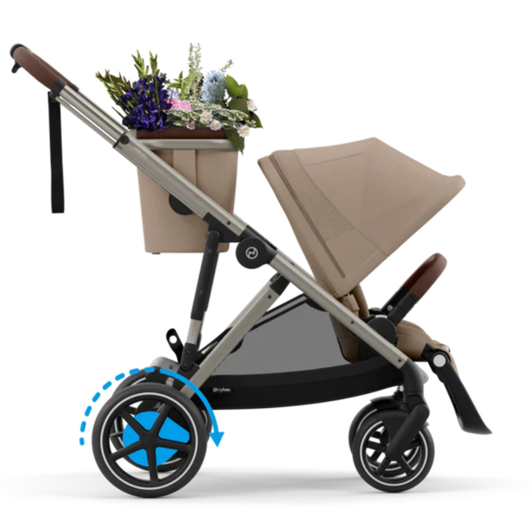 Beige stroller