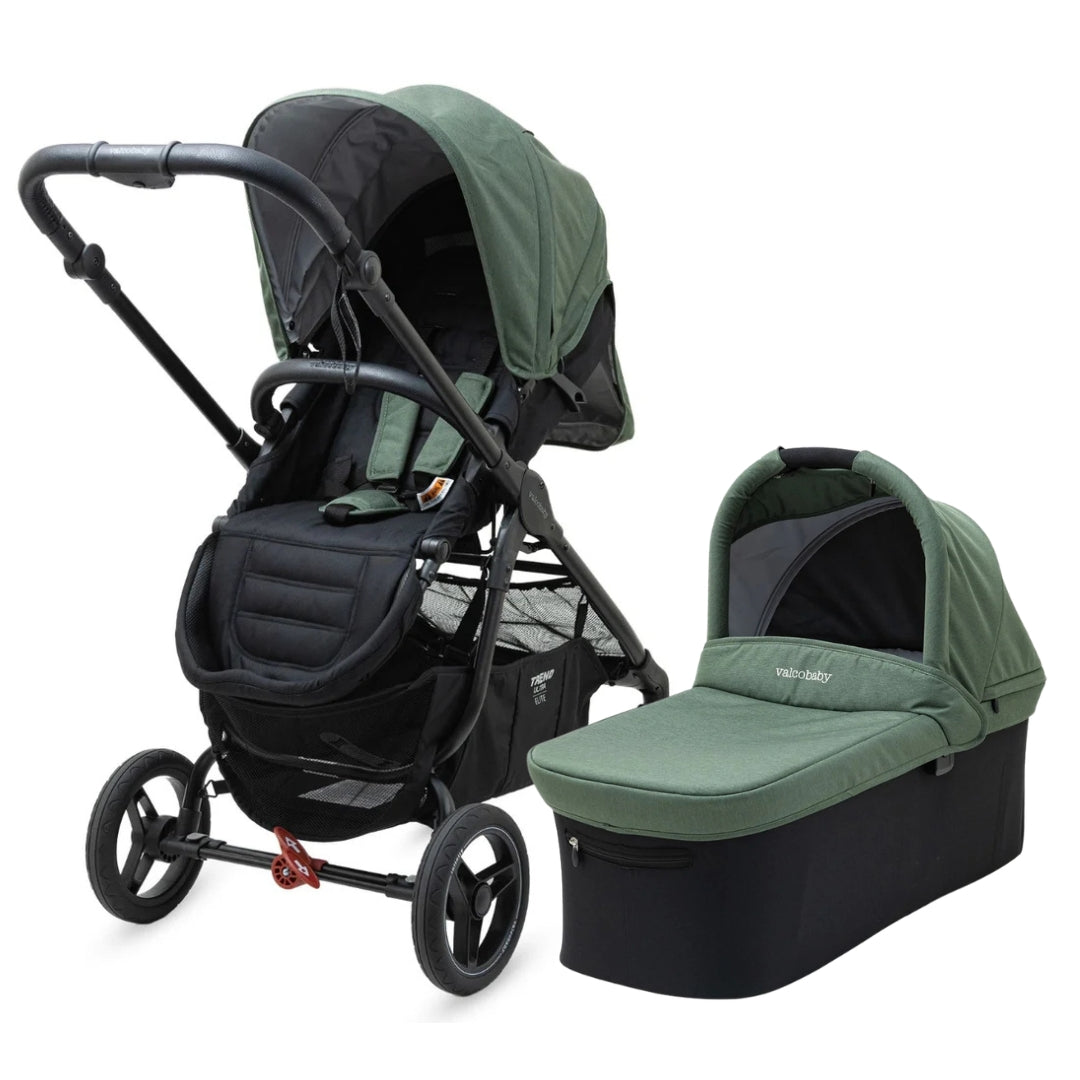 Valco Baby Trend Ultra Elite Stroller with Bassinet