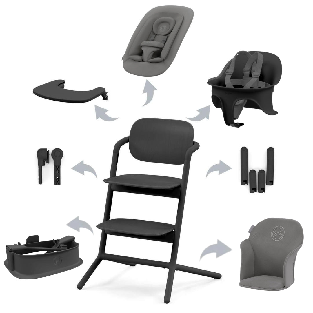 CYBEX Lemo2 High Chair 3 in 1 Ultimate Bundle