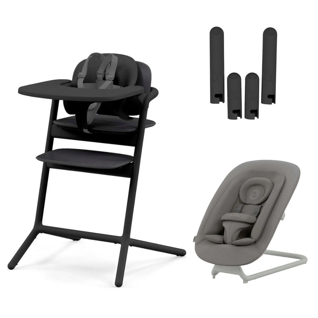 CYBEX Lemo 2 High Chair 3 in 1 + Bouncer Set
