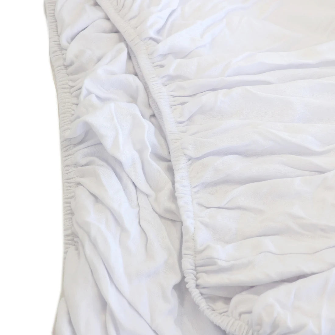 Bubba Blue Bamboo Compact Cot Fitted Sheets 2pk White