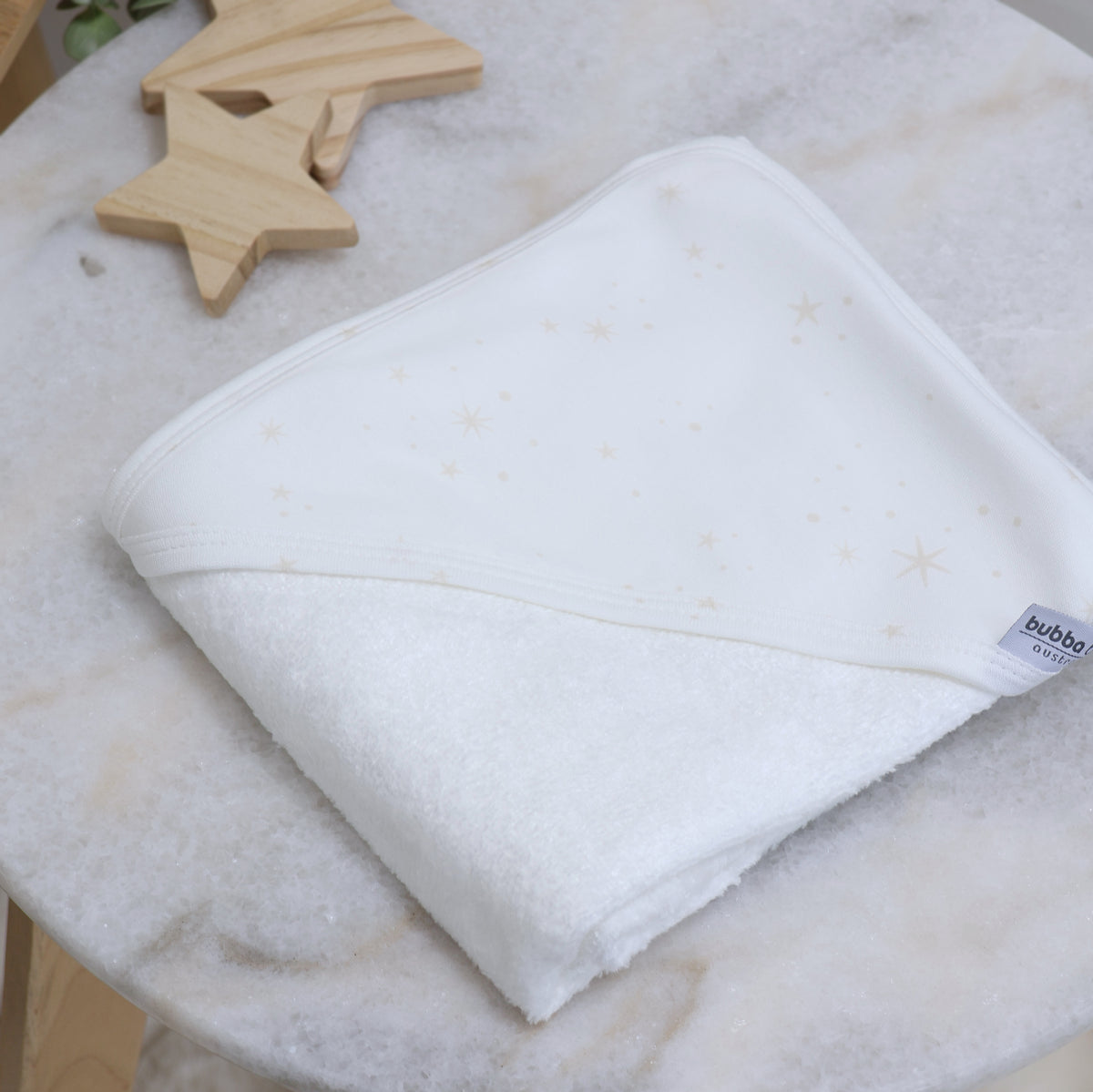 Bubba Blue Twinkle Twinkle Hooded Towel