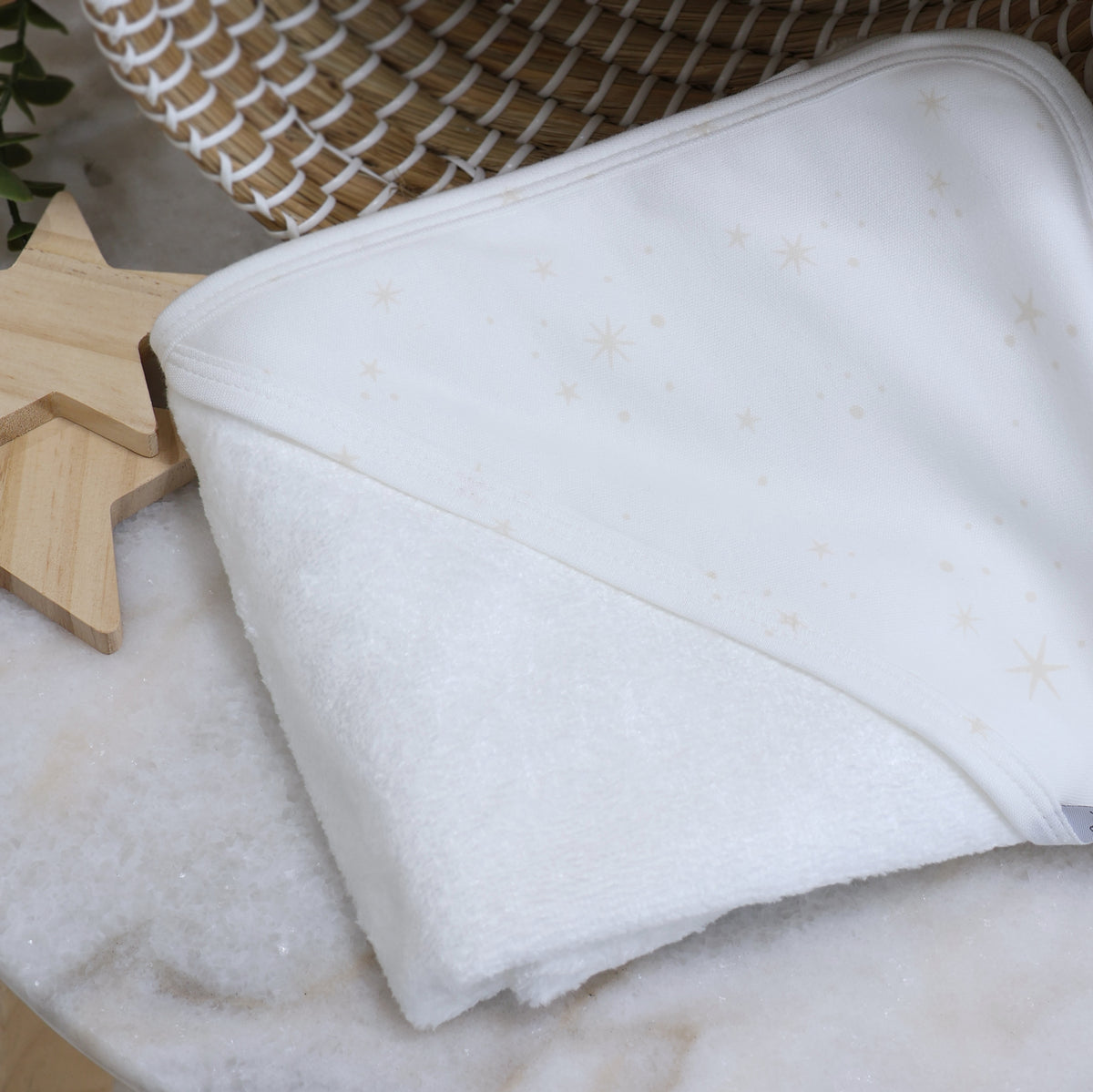 Bubba Blue Twinkle Twinkle Hooded Towel