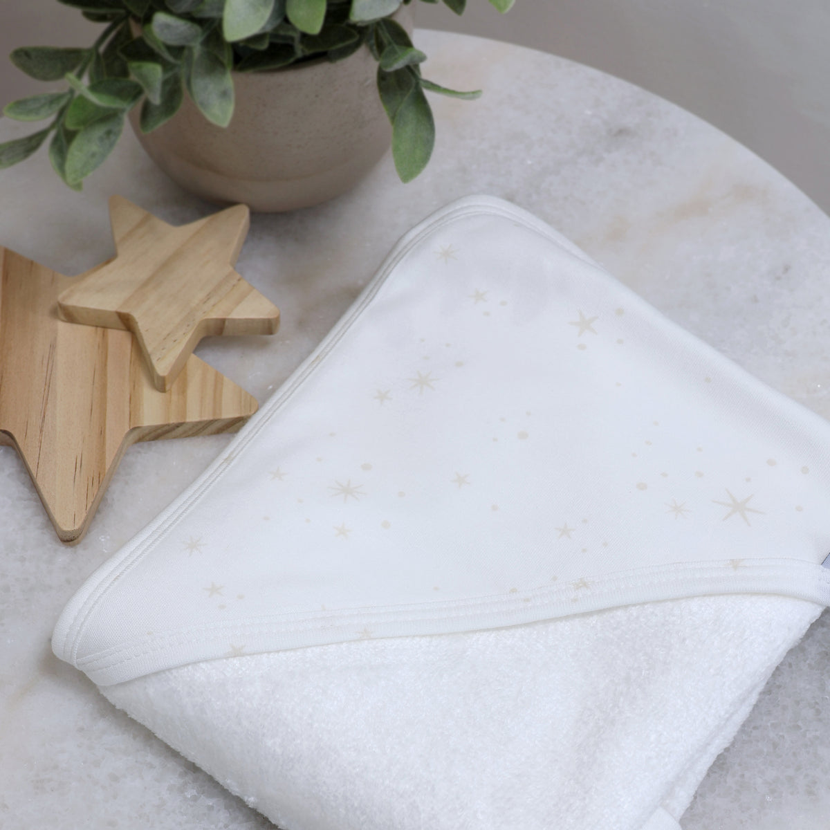 Bubba Blue Twinkle Twinkle Hooded Towel