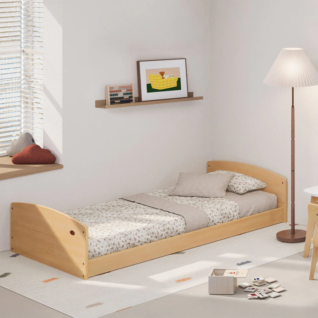 Boori Kids Matilda Single Floor Bed Almond