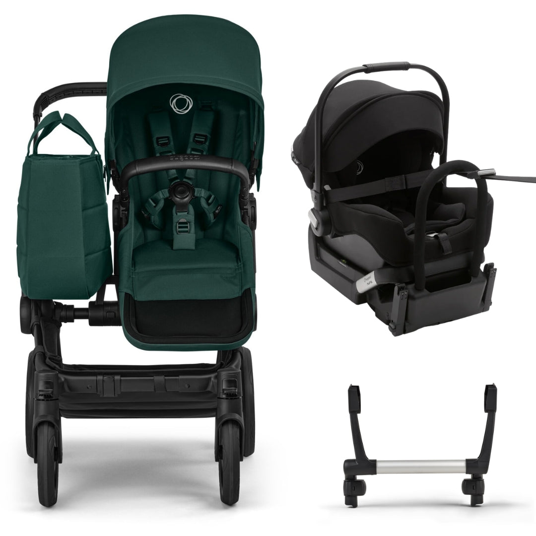 Bugaboo Donkey 6 Mono Pram TRAVEL SYSTEM (includes Bugaboo Turtle car seat with base & adaptors)