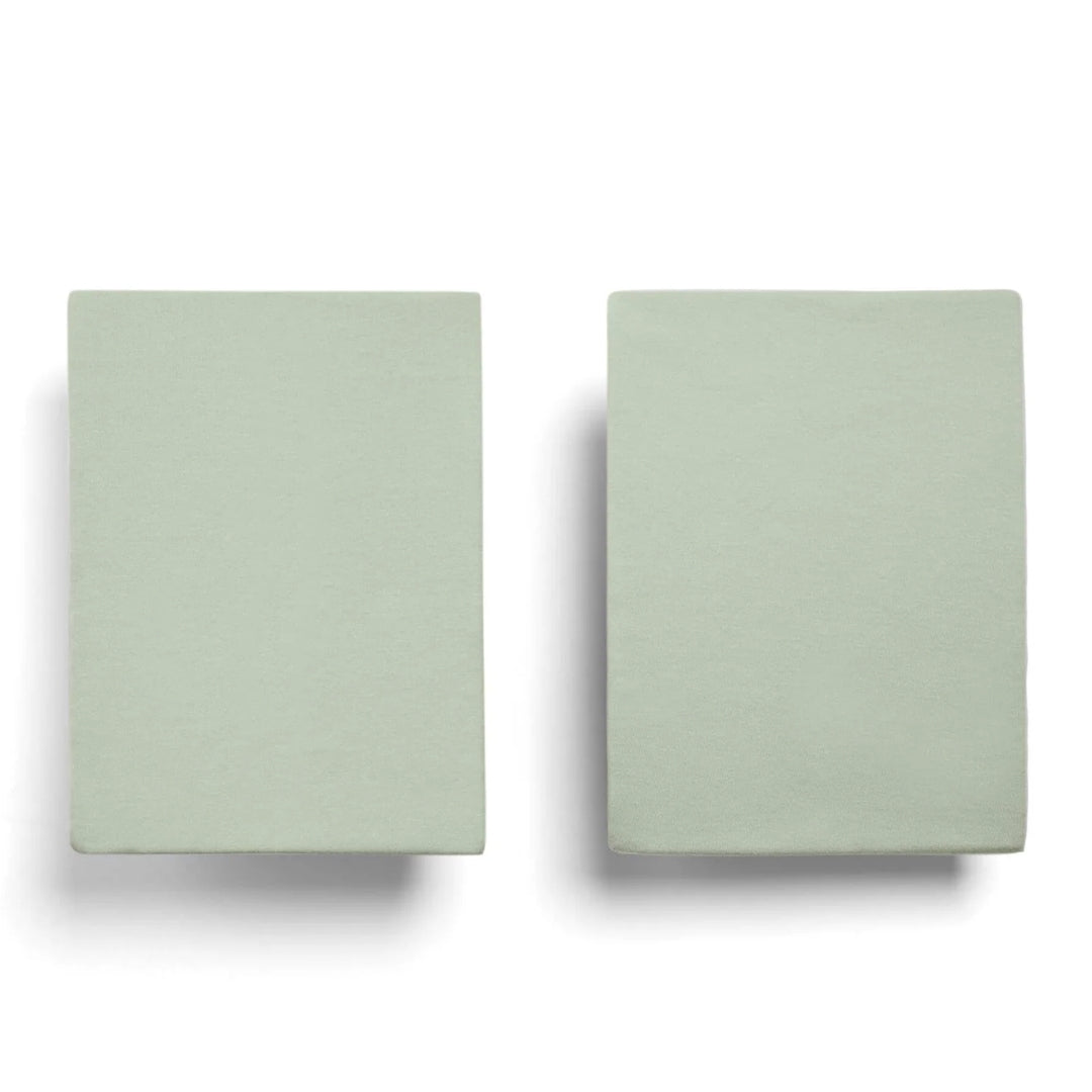 Mamas & Papas Cotton Cotbed Fitted Sheets Sage