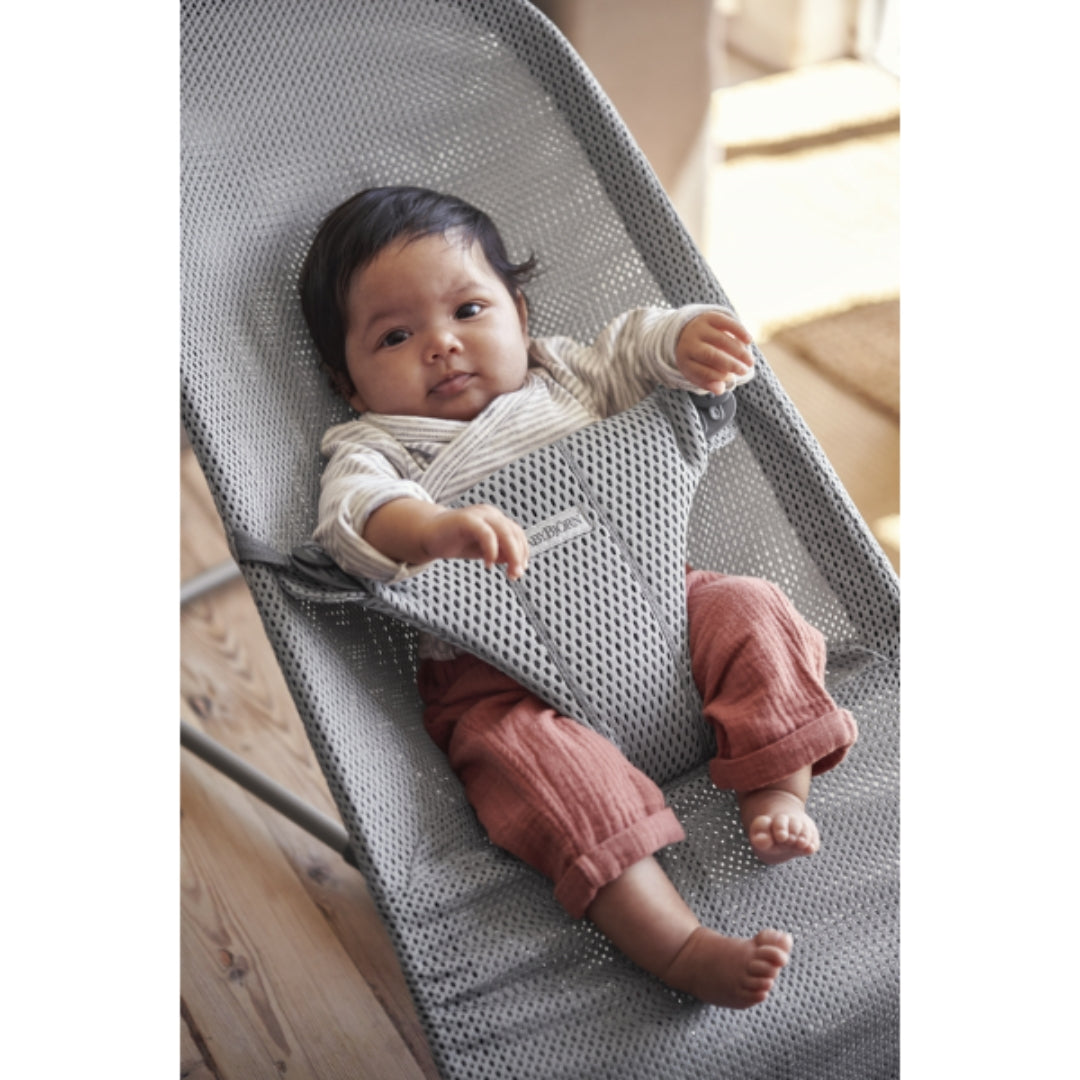 BabyBjorn Bouncer Bliss Air Grey Mesh