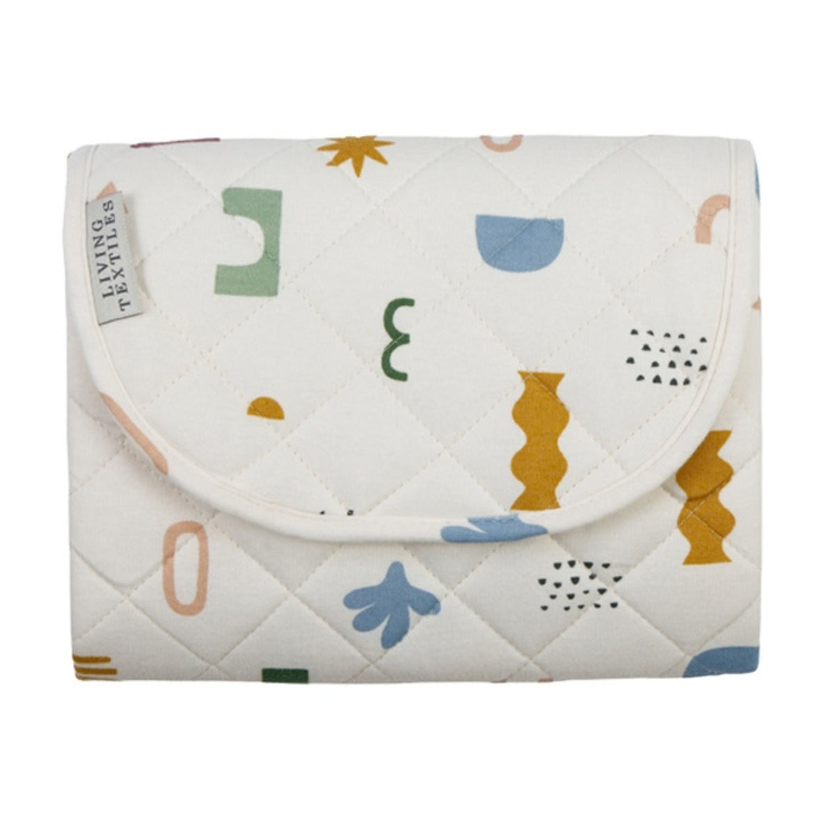 Living Textiles Foldable Waterproof Travel Change Mat Geo Mod
