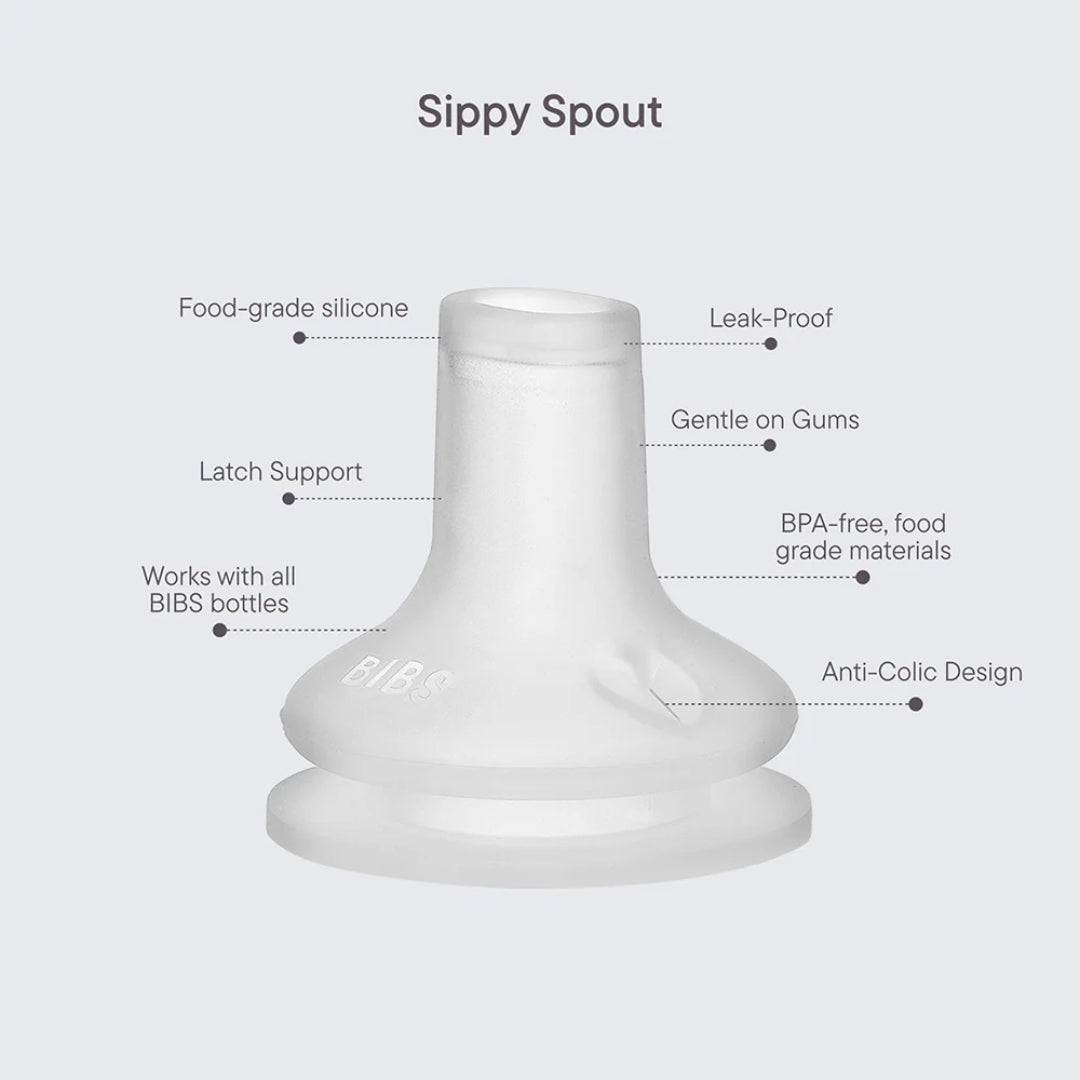 BIBS Sippy Bottle Spout Silicone 1 Pack