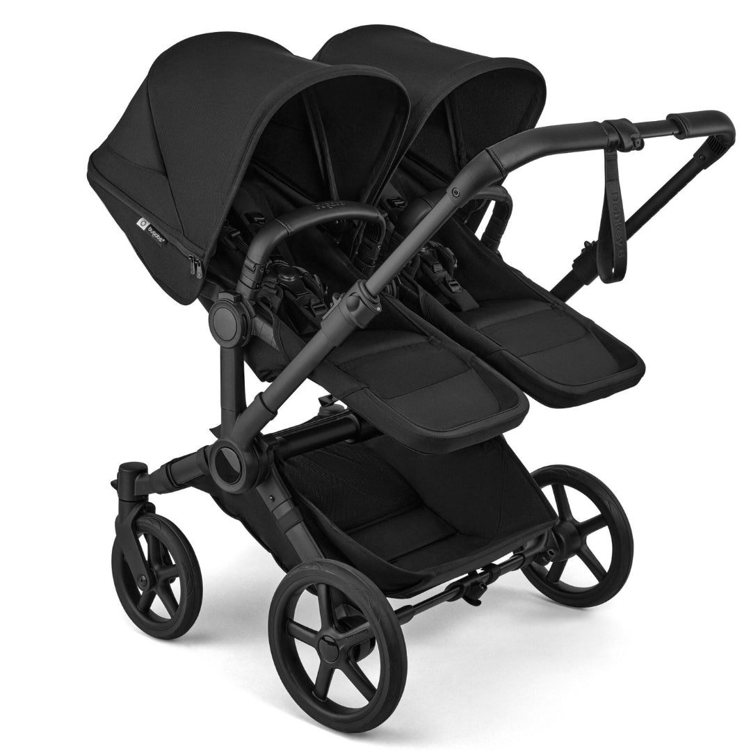 Bugaboo Donkey 6 Twin Pram TRAVEL SYSTEM (includes 2 x Bugaboo Turtle car seats with base & adaptors)