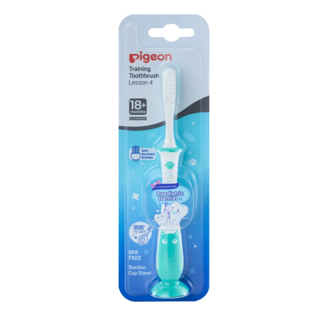 Pigeon Training Toothbrush - Step 4 (18 Months+) Mint Green