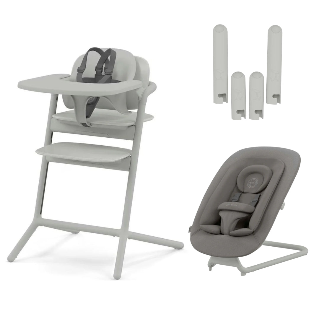 CYBEX Lemo 2 High Chair 3 in 1 + Bouncer Set