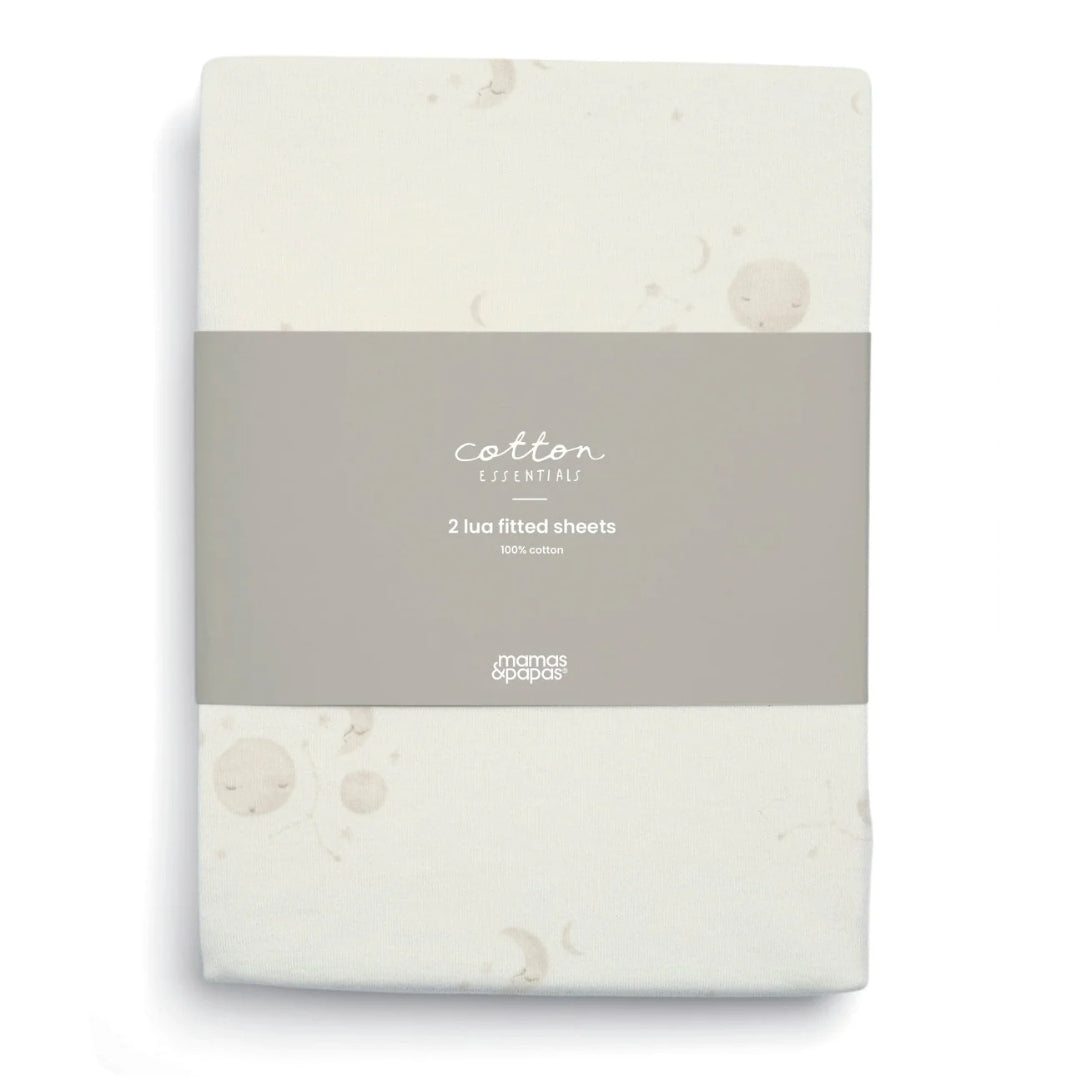 Mamas & Papas Lua Bedside Crib Sheets (2 Pack)