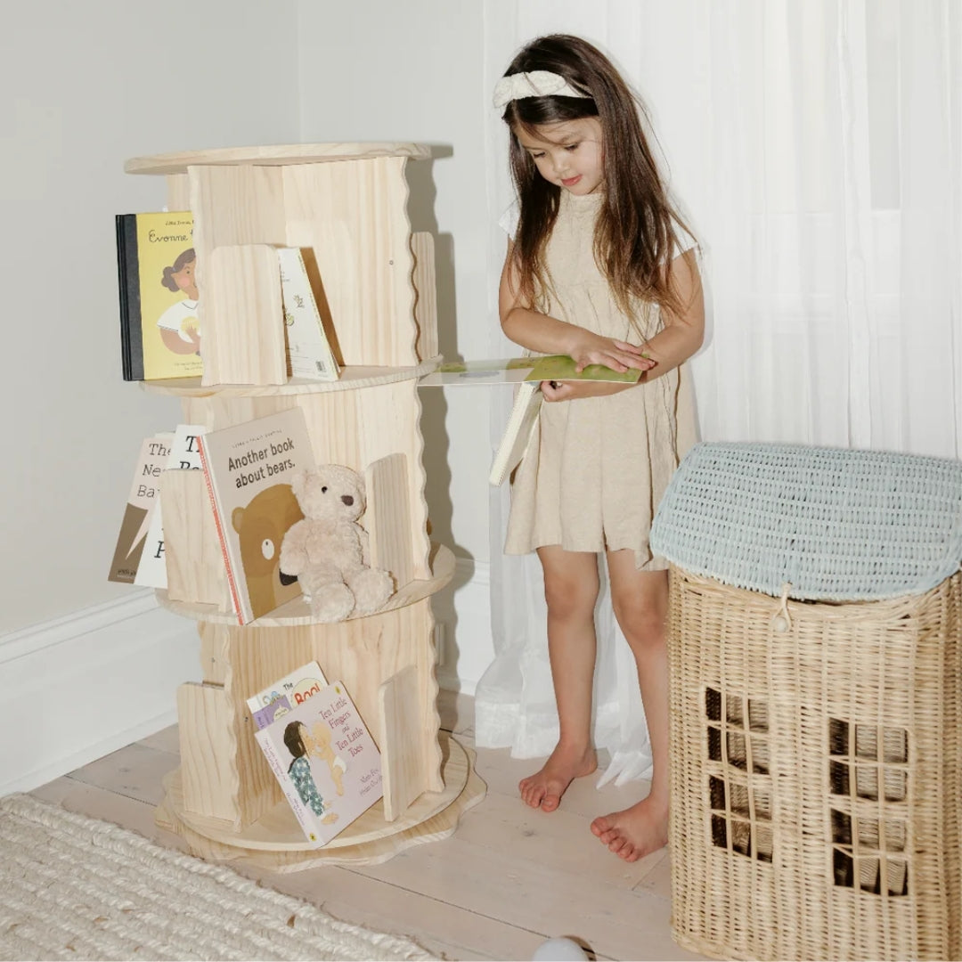 Nuage Interiors Malo Rotating Bookshelf