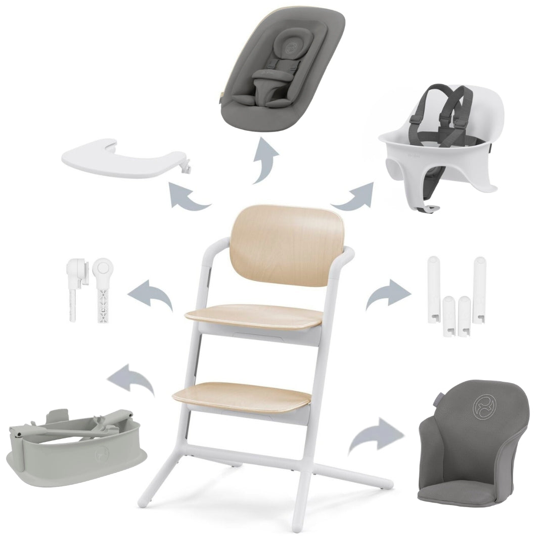 CYBEX Lemo2 High Chair 3 in 1 Ultimate Bundle