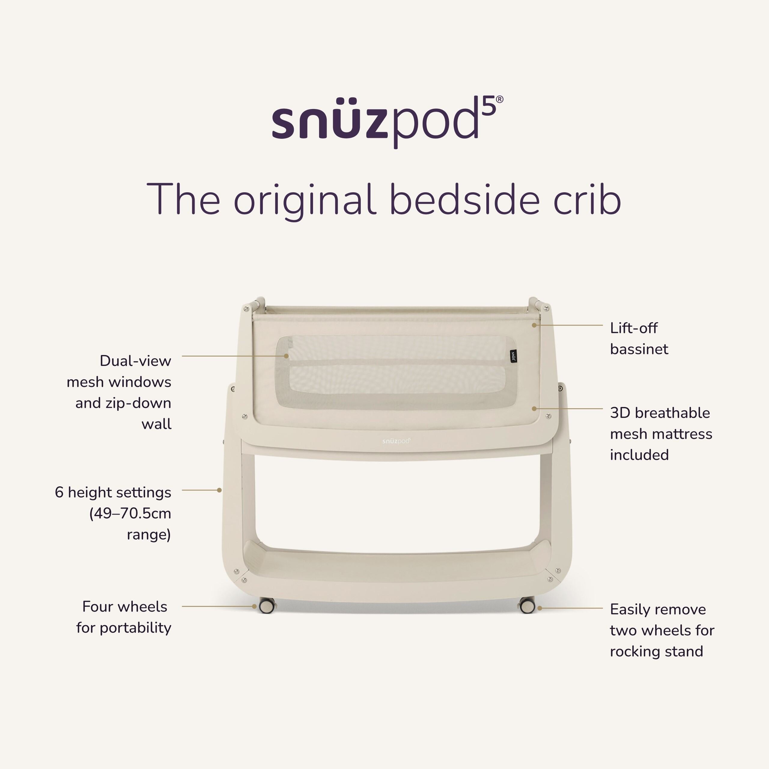 SnuzPod5 Co-Sleeper