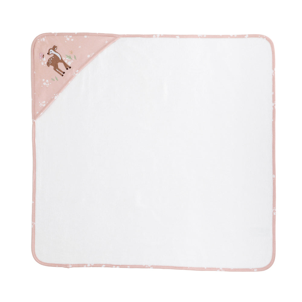 Living Textiles Organic Cotton Hooded Towel Fawn Fables