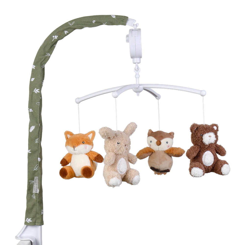 Living Textiles Musical Mobile Set Fox & Friends