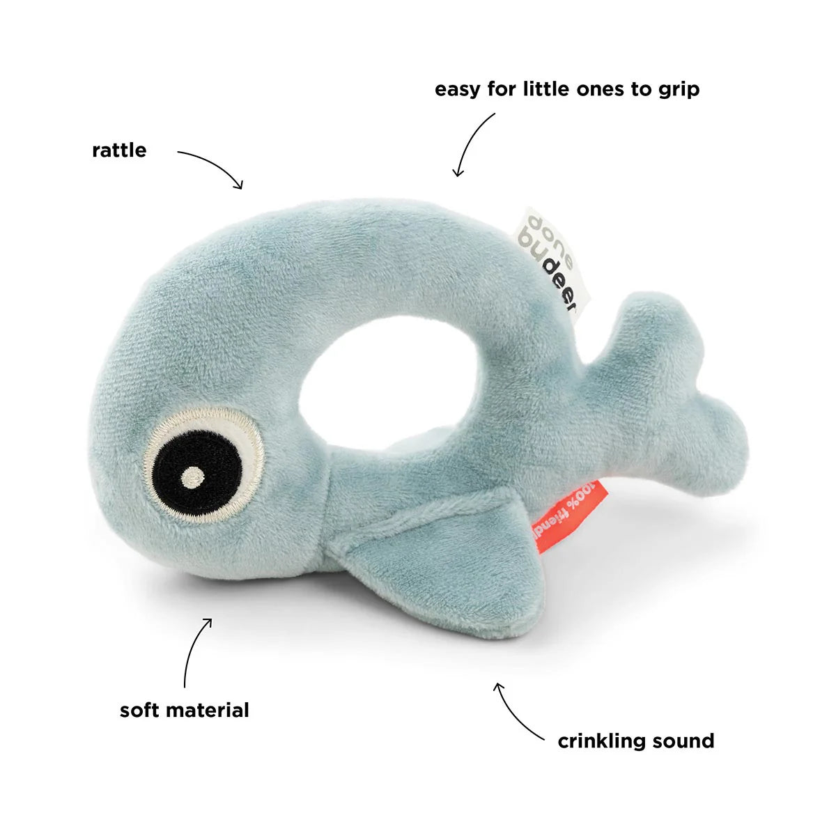 Done By Deer Ring Rattle Wally