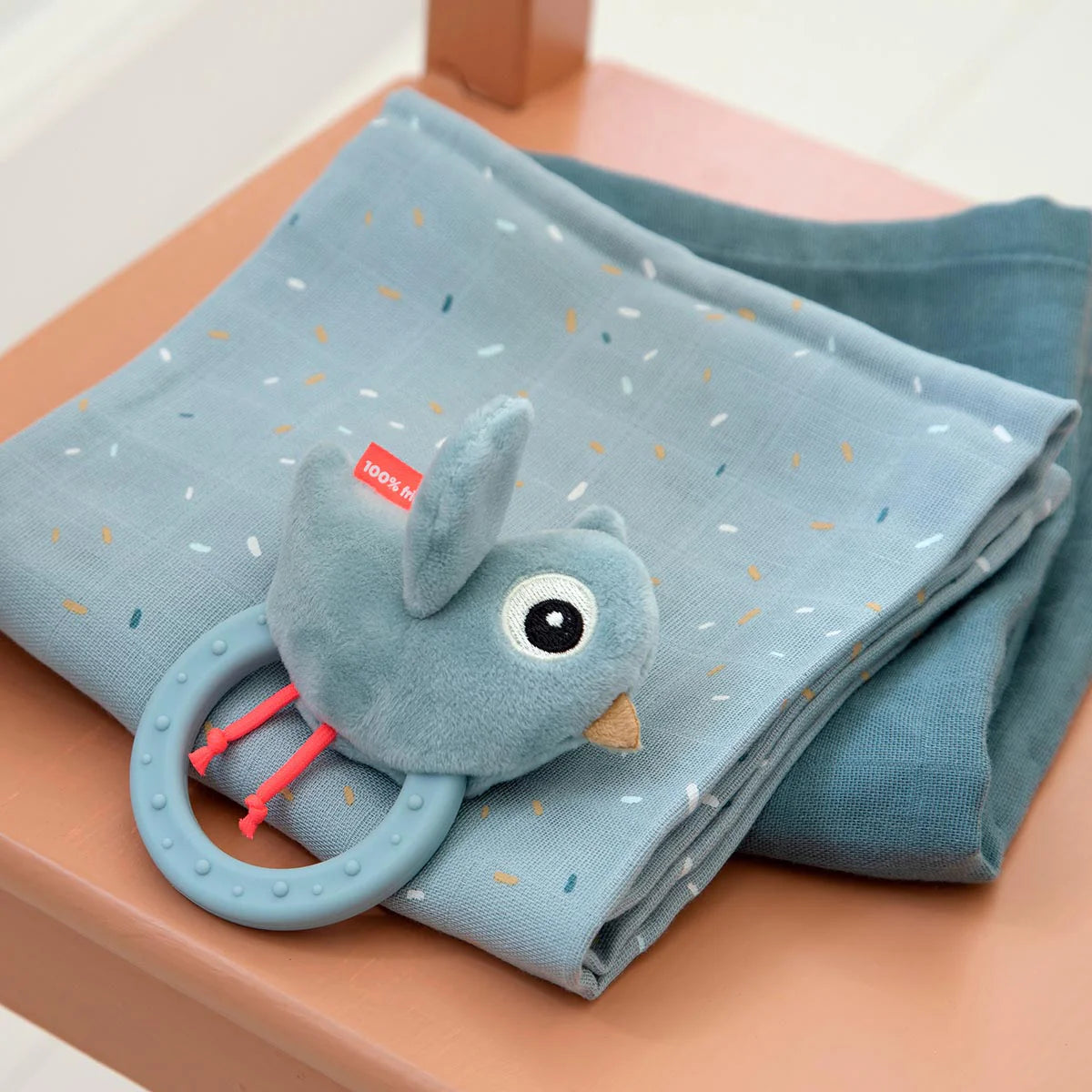 Done By Deer Sensory Rattle with Teether