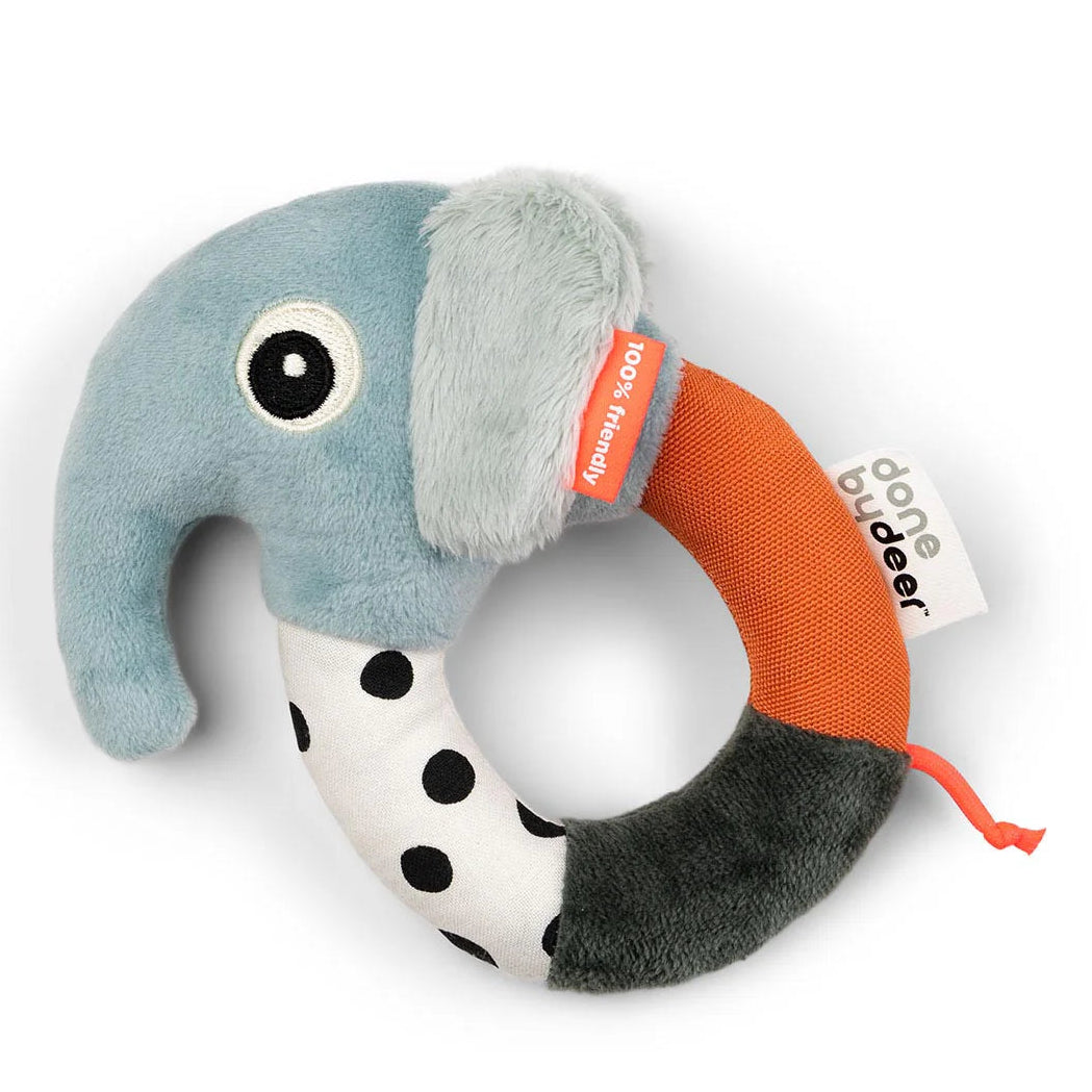 Done By Deer Sensory Ring Rattle Elphee