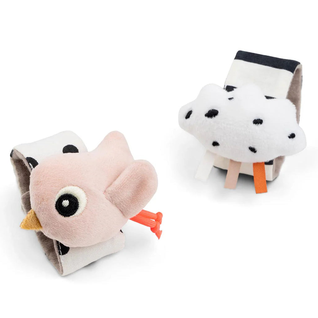 Done By Deer Wrist Rattle Set 2 Pack