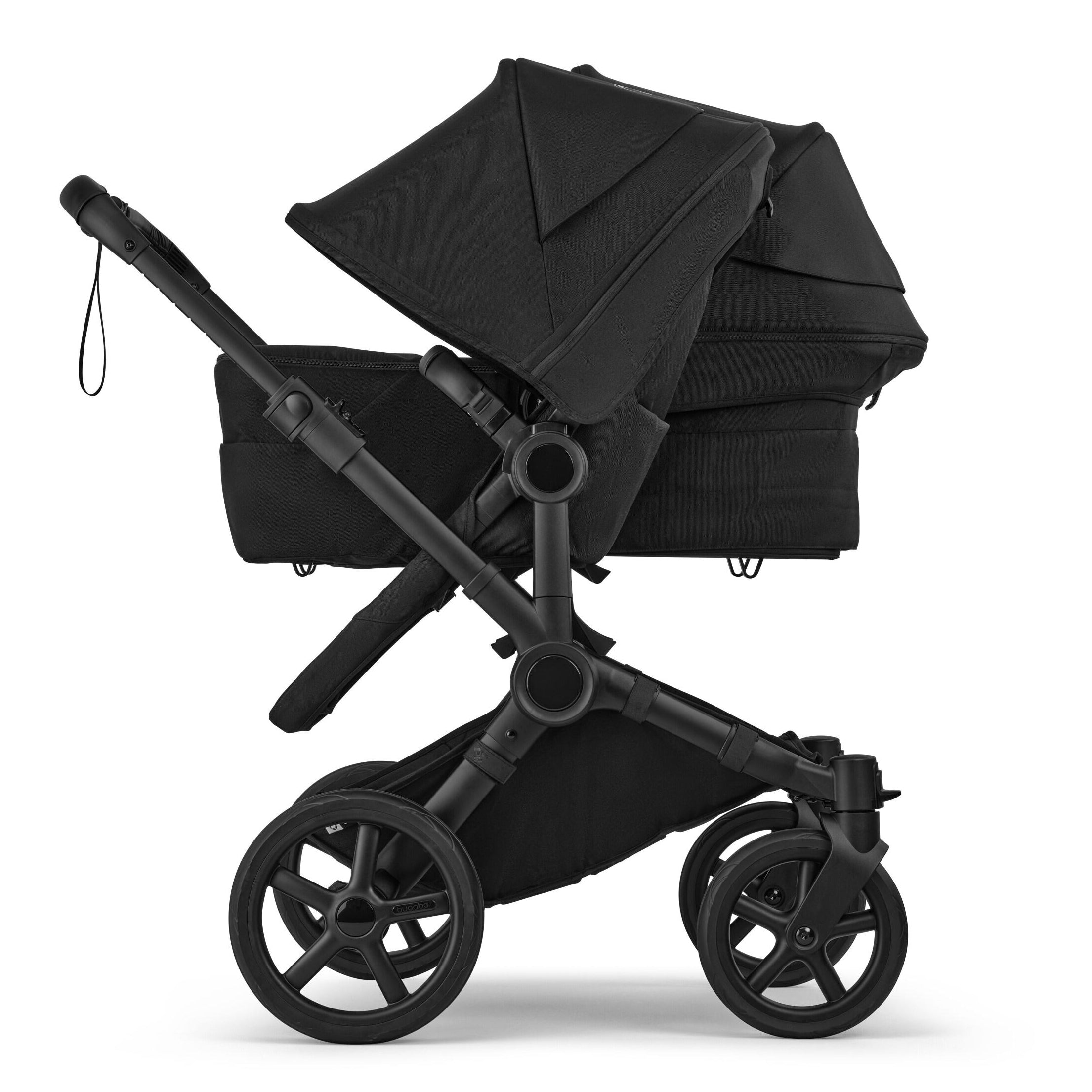 Bugaboo Donkey 6 Double Pram TRAVEL SYSTEM (includes Bugaboo Turtle car seat with base & adaptors)