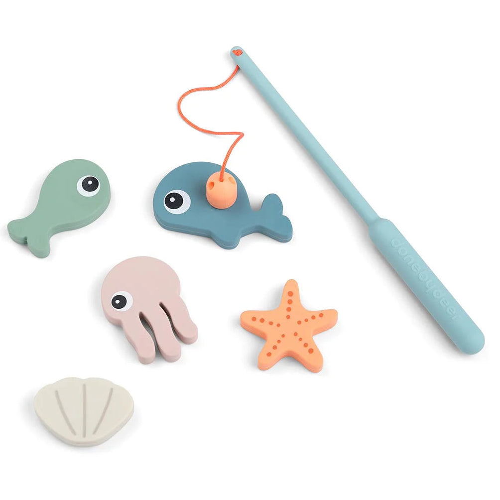 Done By Deer Bath Fishing Toy Sea Friends