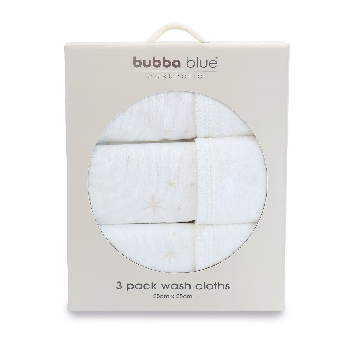 Bubba Blue Twinkle Twinkle Wash Cloths 3pk