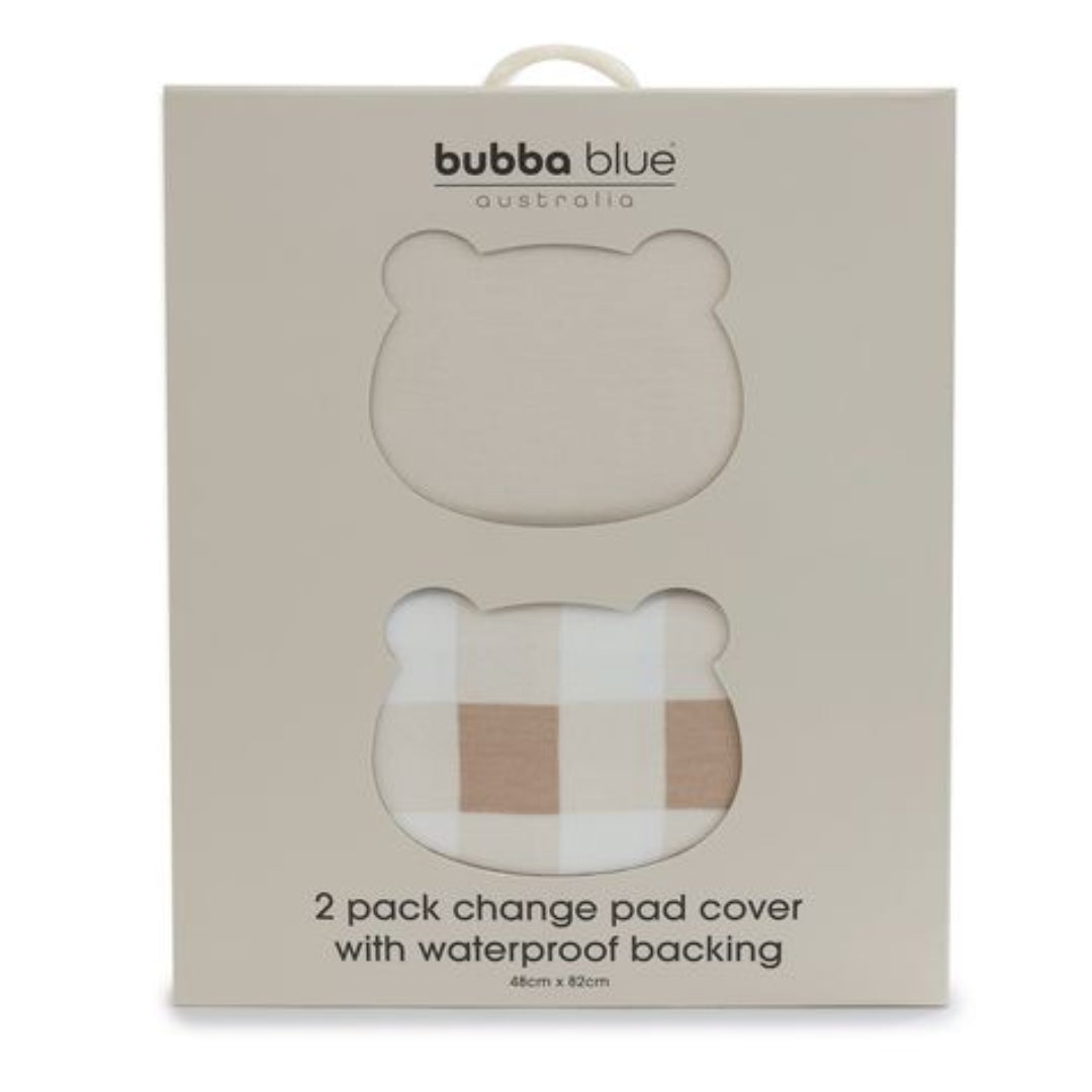 Bubba Blue Bubba Sundae Waterproof Change Pad Covers 2 Pack