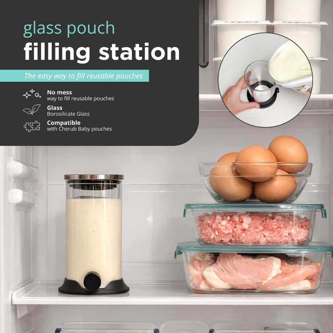 Cherub Baby Glass Pouch Filling Station V2