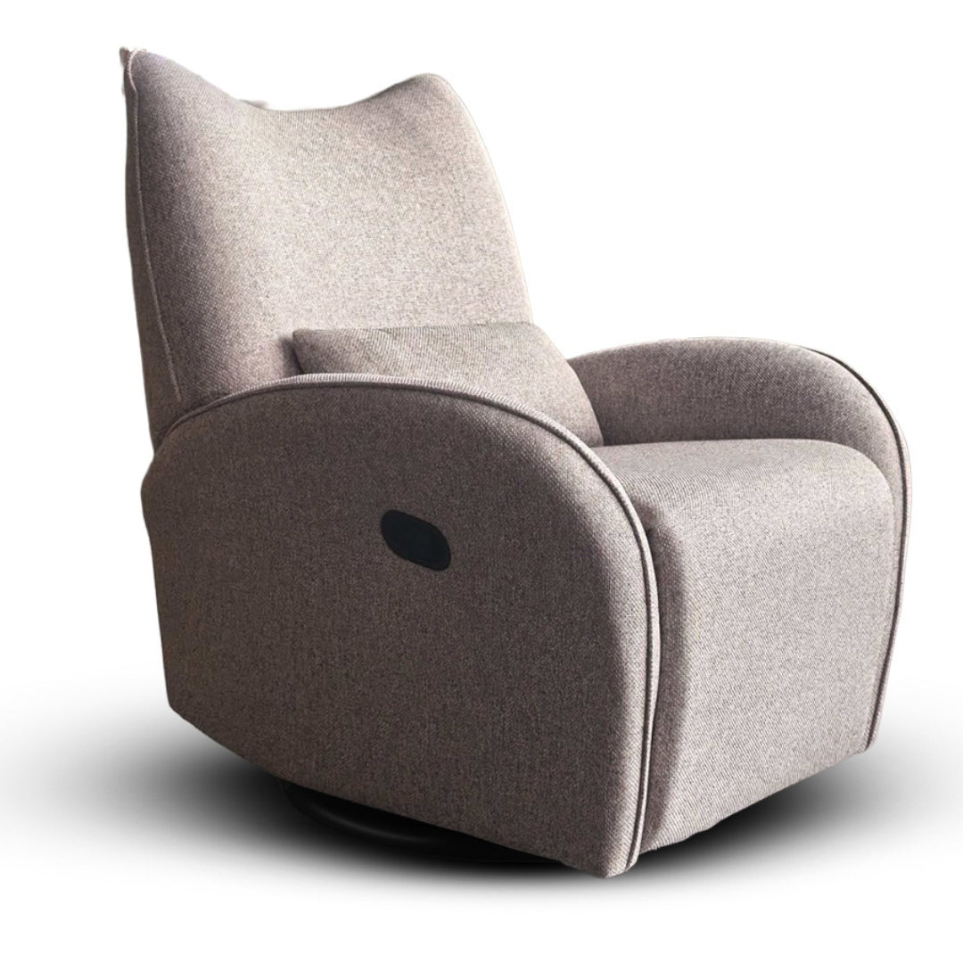 Eldita Kinisi Reclining Rocking Chair Truffle Dobby Performance Weave