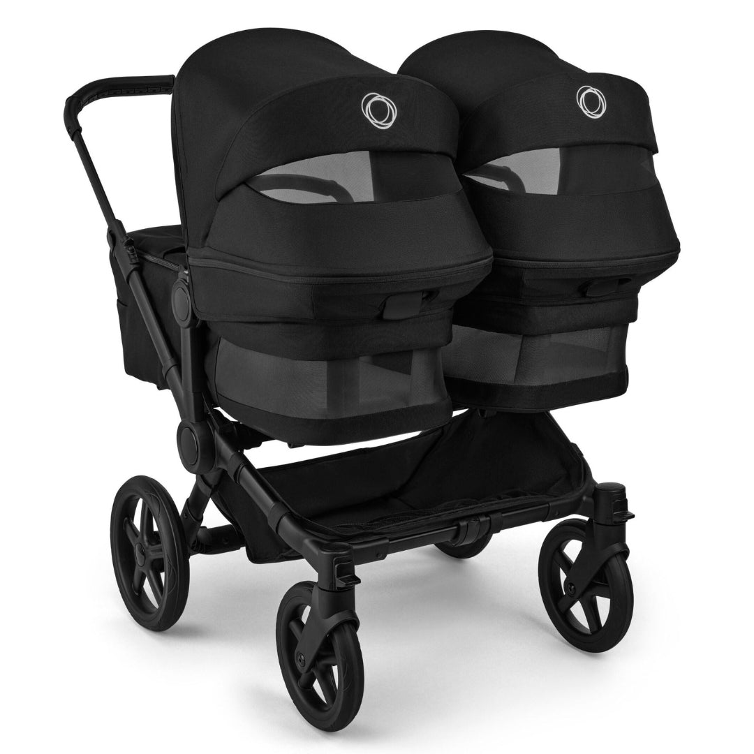 Bugaboo Donkey 6 Twin Pram TRAVEL SYSTEM (includes 2 x Bugaboo Turtle car seats with base & adaptors)