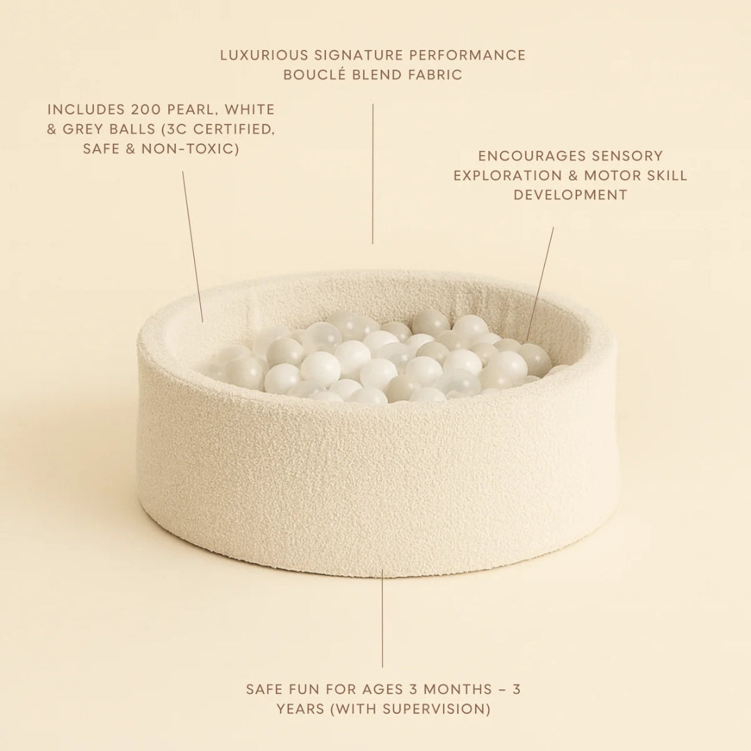 Nuage Interiors Bouclé Ball Pit