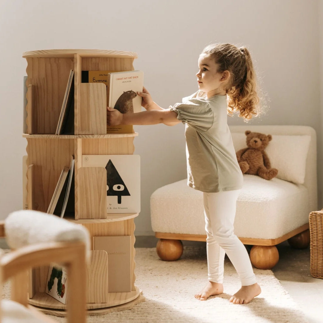 Nuage Interiors Malo Rotating Bookshelf