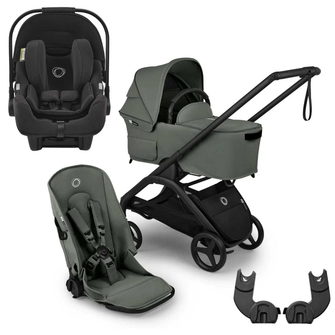 Bugaboo Dragonfly Plus Pram + Bassinet + Capsule Bundle