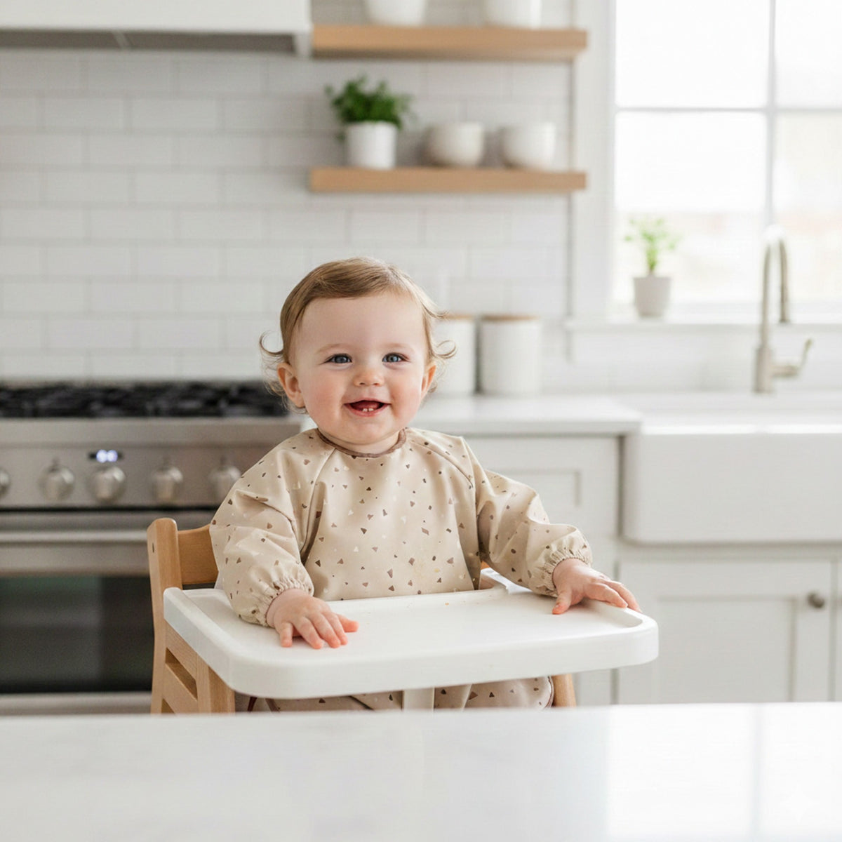 PLUM Smock Bib Sand