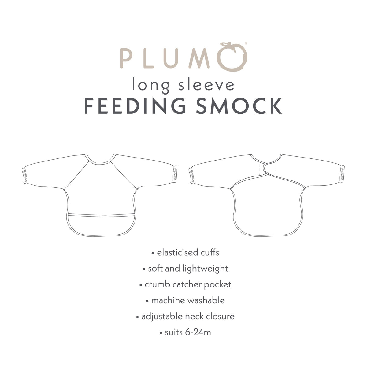 PLUM Smock Bib Sand