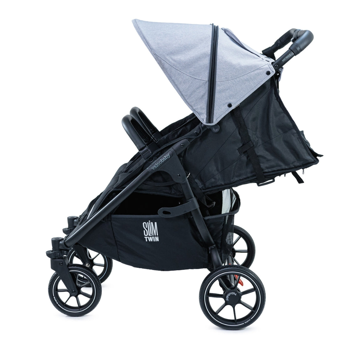 Valco Baby Slim Twin Series 2 Pram Steel Grey