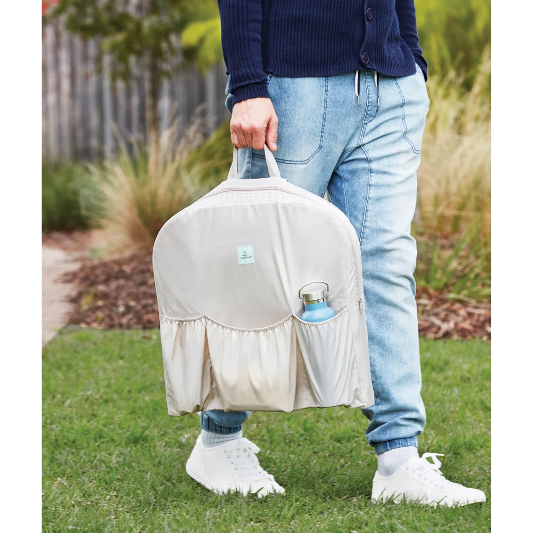 Beige Backpack