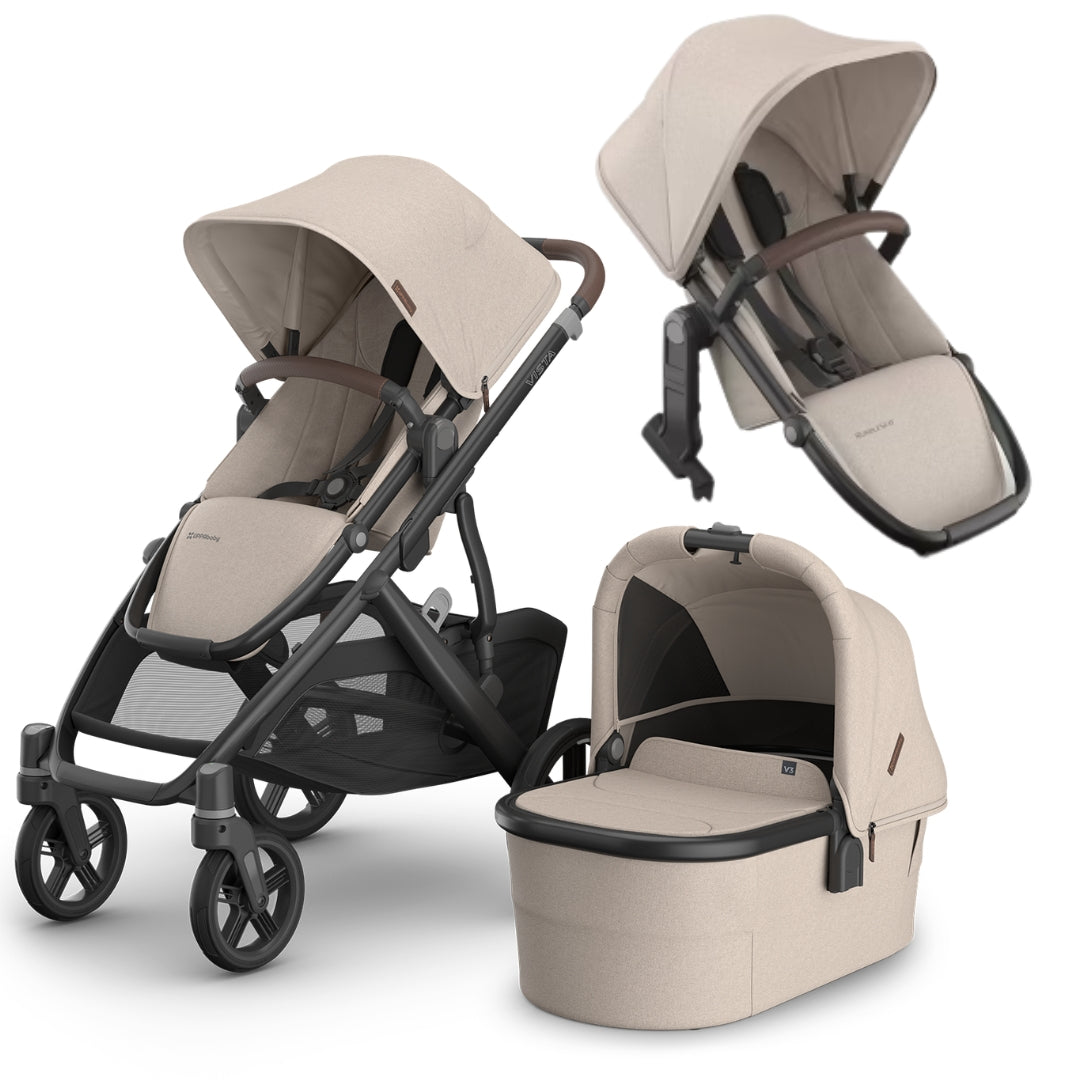 UPPAbaby Vista V3 Pram with Bassinet  + Rumble Seat V3