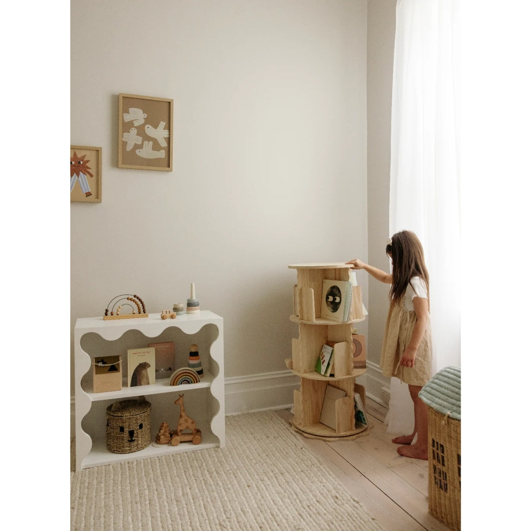 Nuage Interiors Malo Rotating Bookshelf