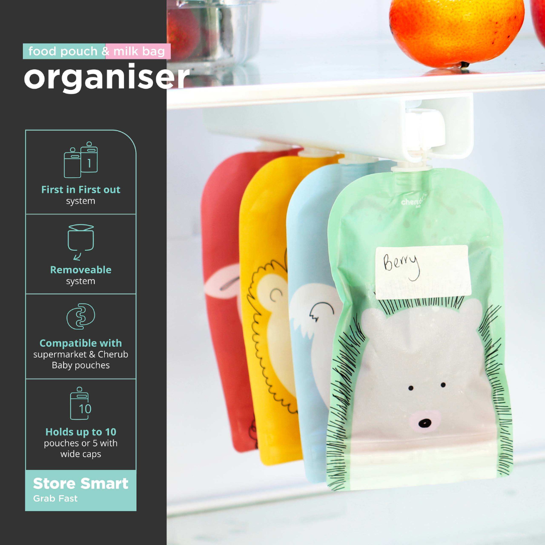 Cherub Baby Reusable Baby Food And Yoghurt Pouches Bundle Kit V2