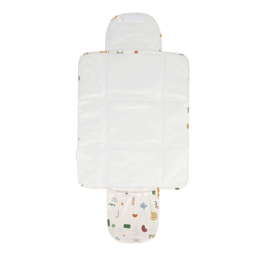 Living Textiles Foldable Waterproof Travel Change Mat Geo Mod