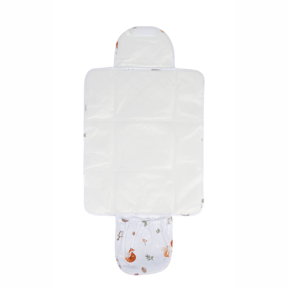 Living Textiles Foldable Waterproof Travel Change Mat Fox & Friends