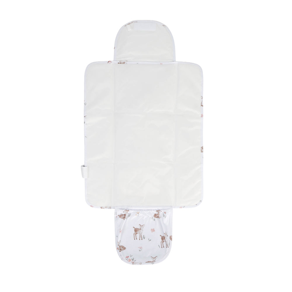 Living Textiles Foldable Waterproof Travel Change Mat Fawn Fables