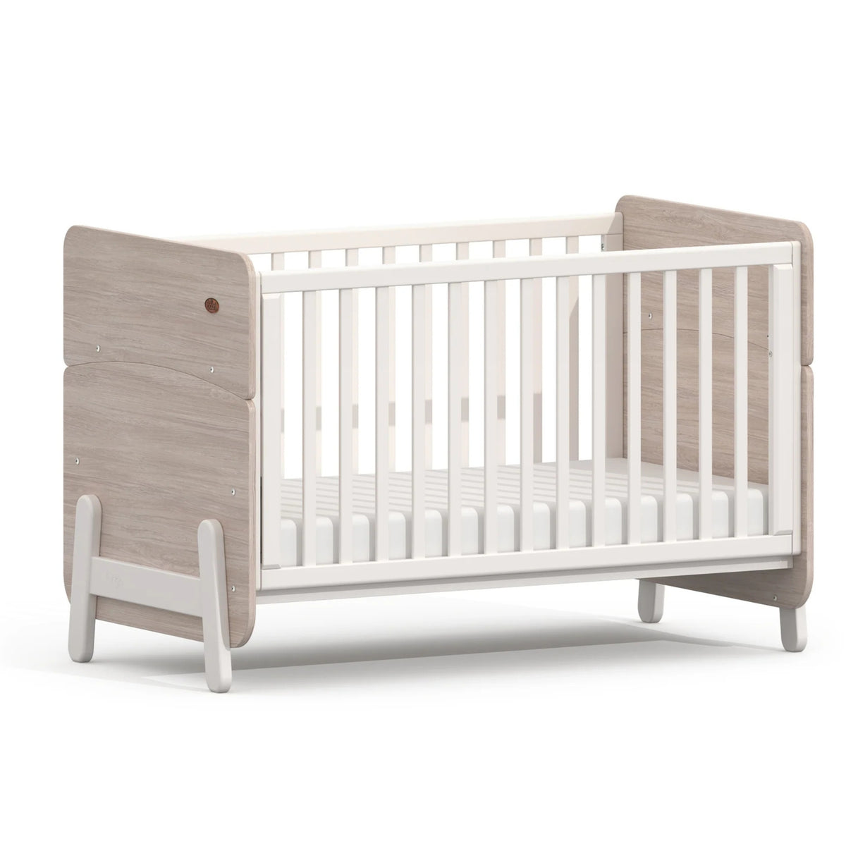Boori Natty Ergonomic Cot with Dropside