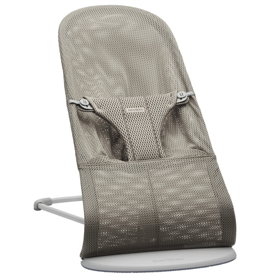 Gray baby bouncer