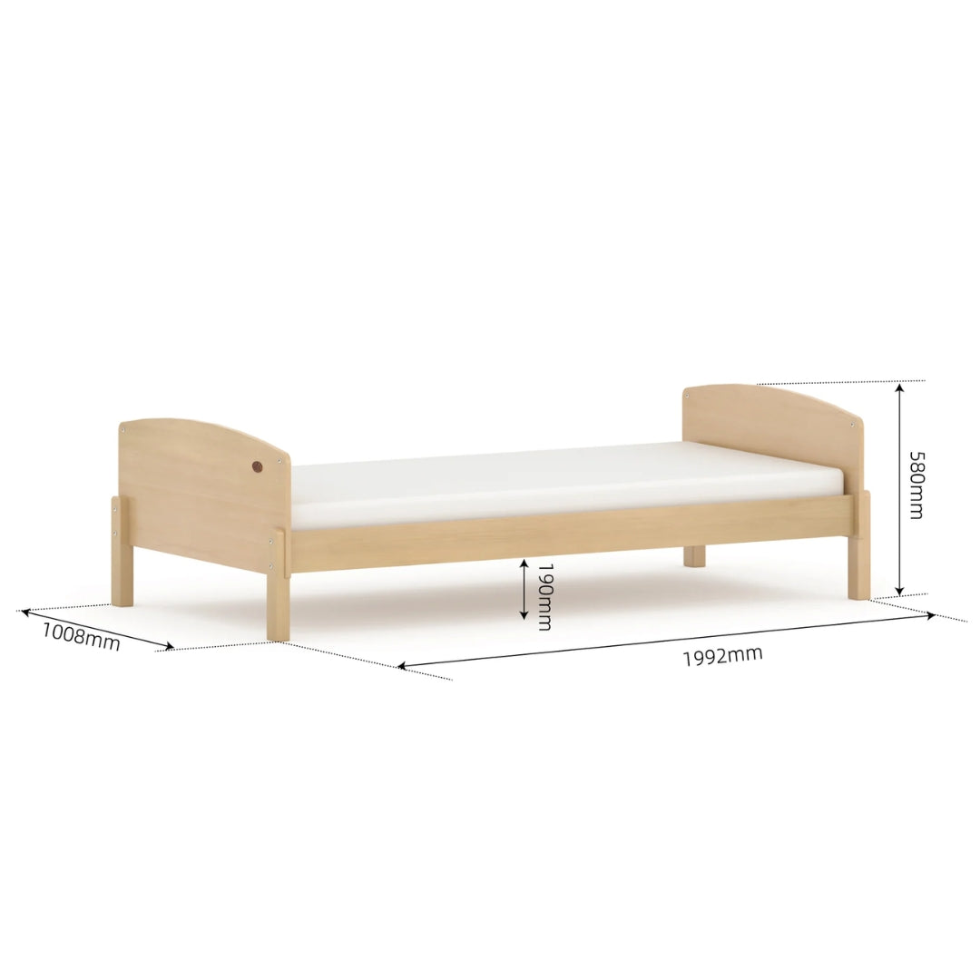 Boori Kids Matilda Single Floor Bed Almond